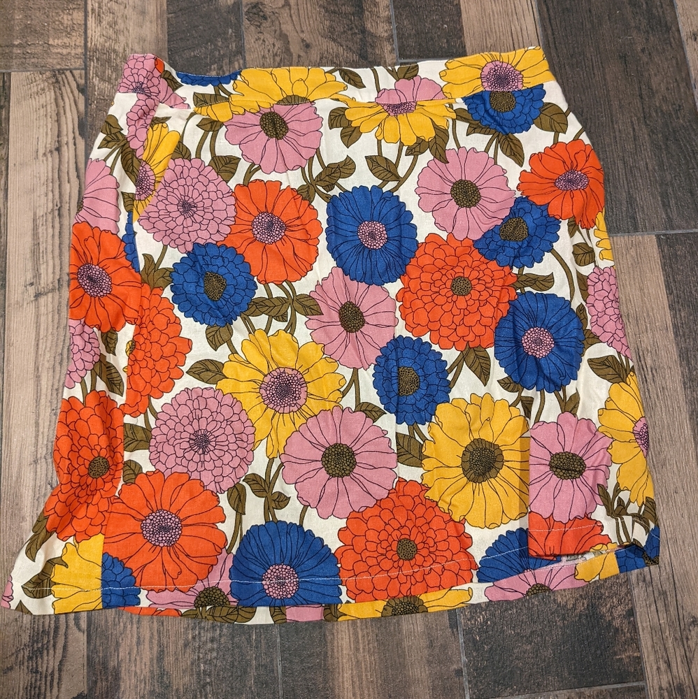Princess Highway Retro Floral Mini Skirt